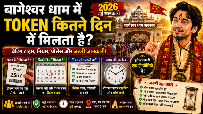 Bageshwar Dham Me Token Kitne Din Me Milta Hai