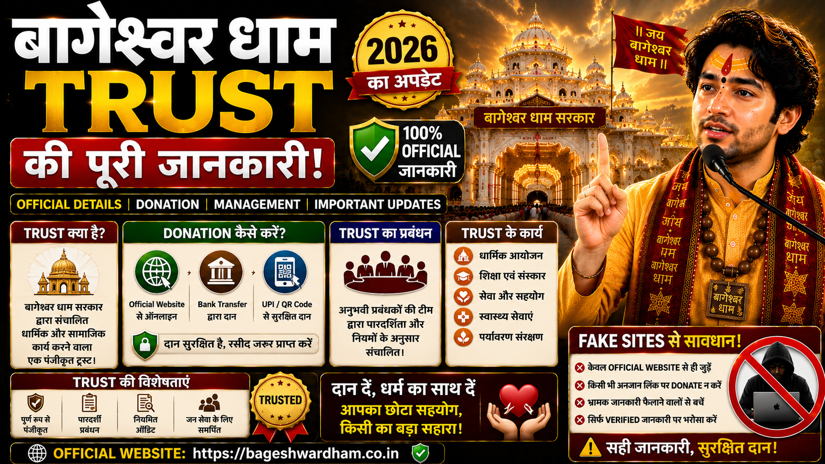 Bageshwar Dham Trust Information