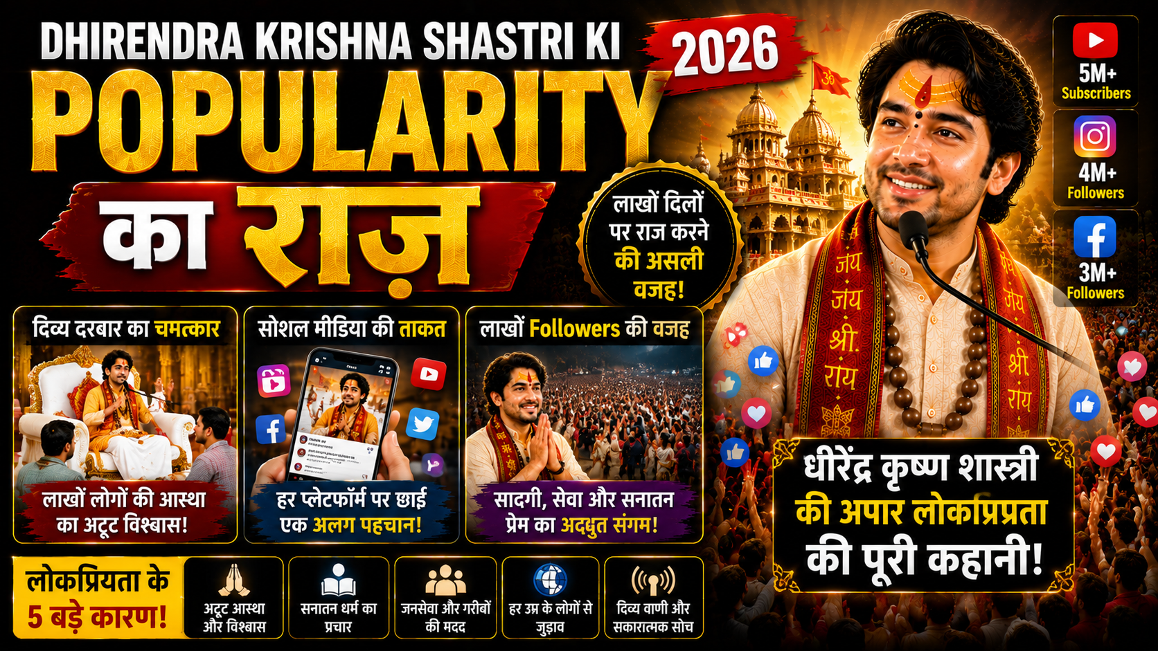 Dhirendra Krishna Shastri Ki Popularity Ka Raaz