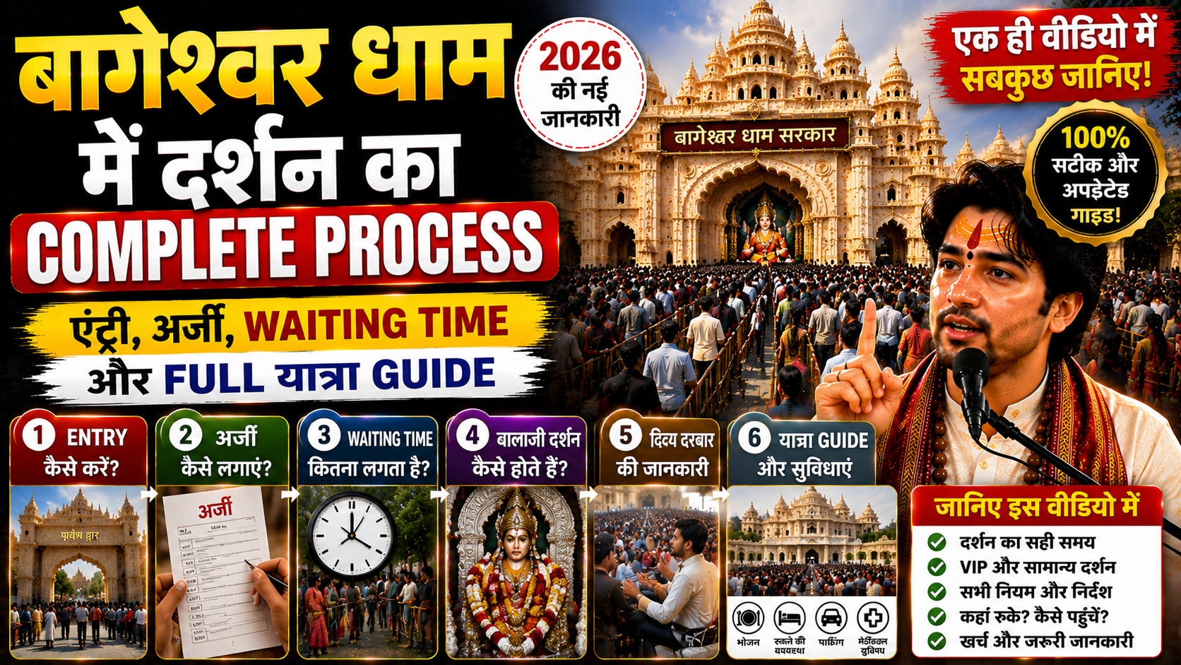 Bageshwar Dham Me Darshan Ka Complete Process