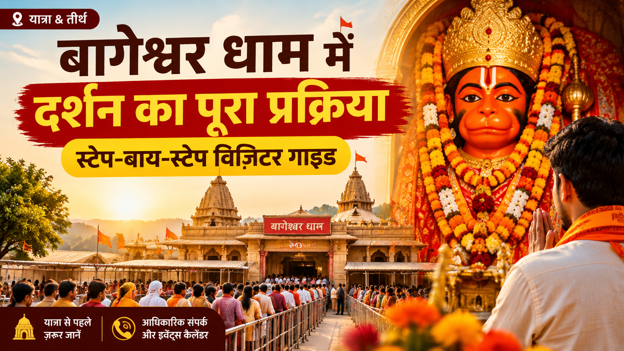 Bageshwar Dham Me Darshan Ka Complete Process featured poster