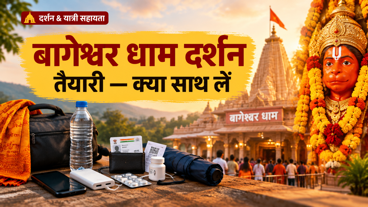 Bageshwar Dham darshan preparation checklist featured poster