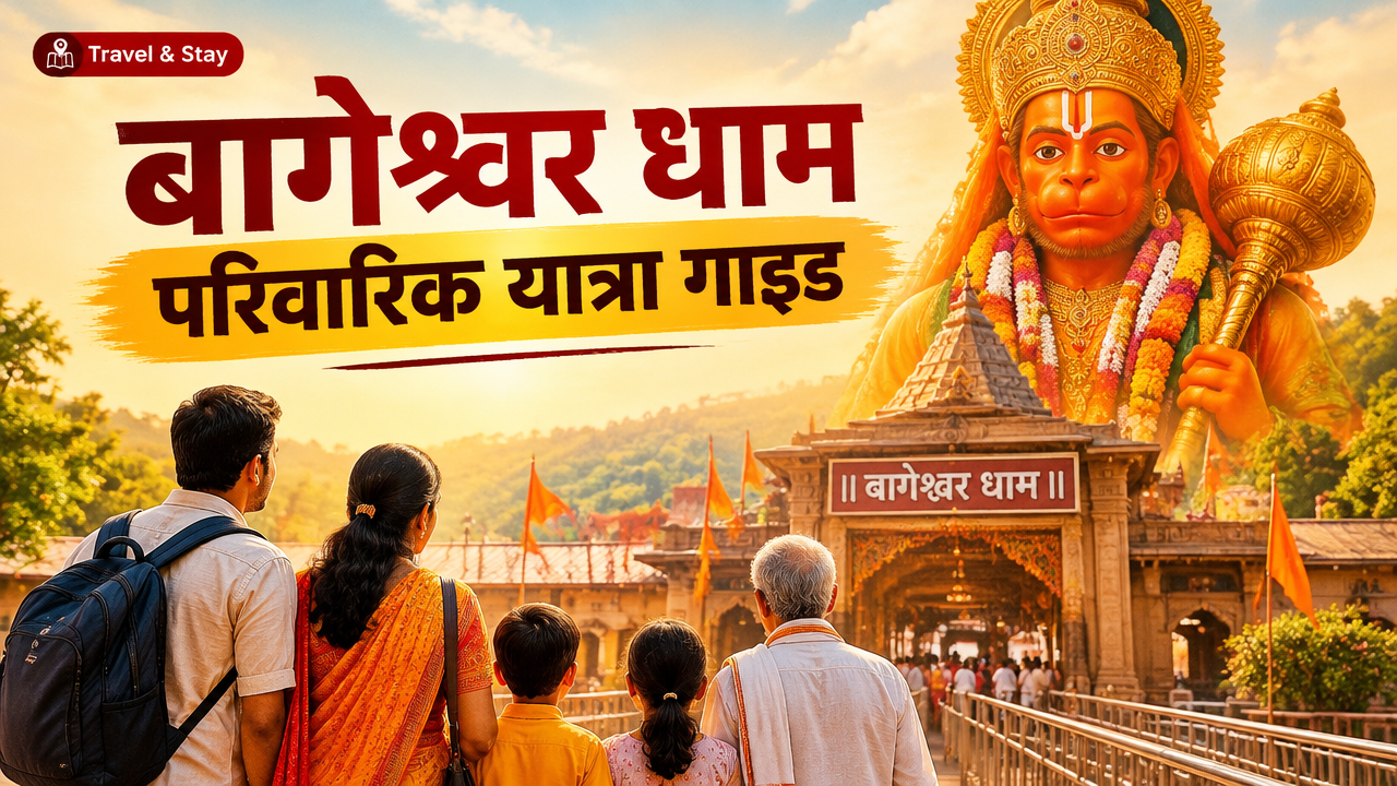 Bageshwar Dham family travel checklist featured poster