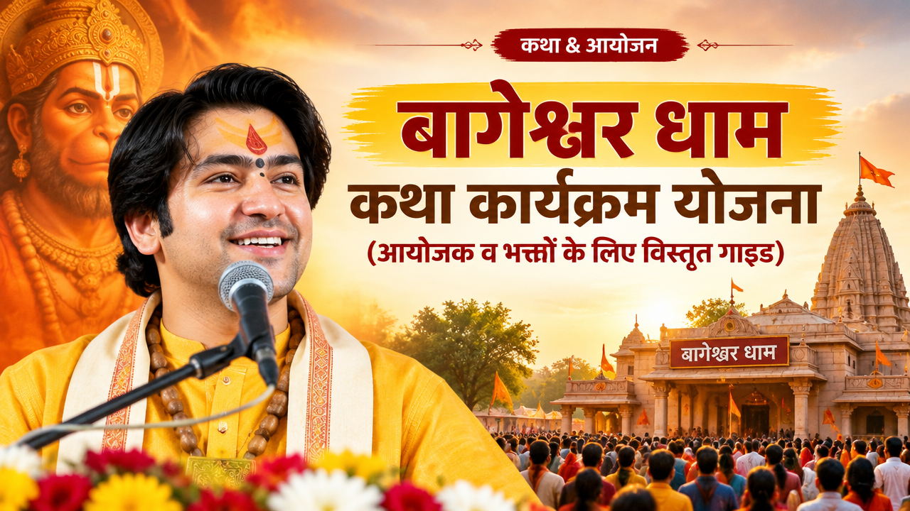 Bageshwar Dham katha programme planning guide featured poster