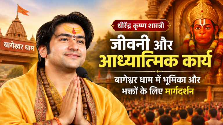 Dhirendra Krishna Shastri जीवनी और आध्यात्मिक कार्य featured poster