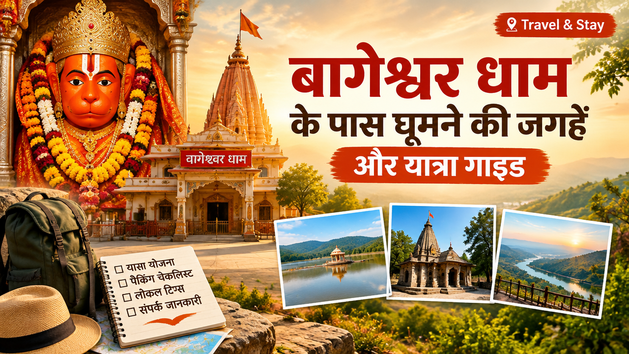 Bageshwar Dham nearby places to visit featured poster
