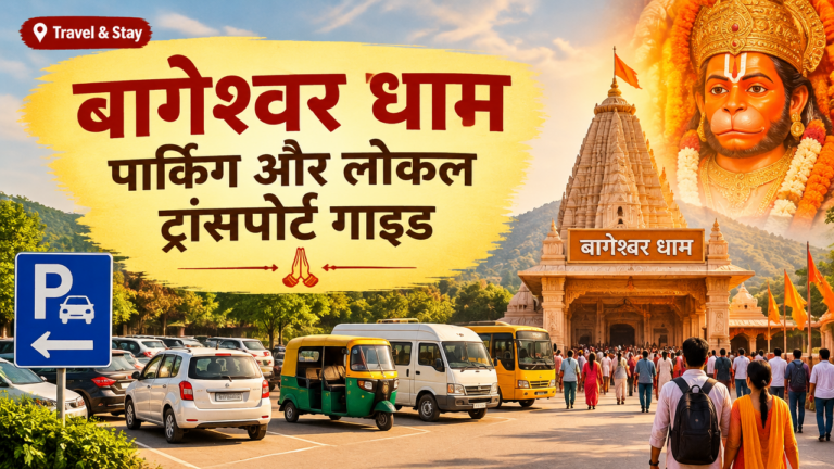 बागेश्वर धाम पार्किंग और लोकल ट्रांसपोर्ट गाइड featured poster