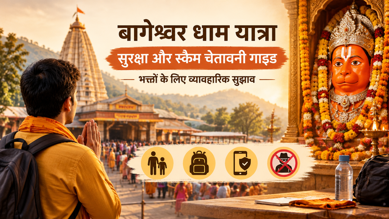 Bageshwar Dham यात्रा सुरक्षा और स्कैम चेतावनी गाइड